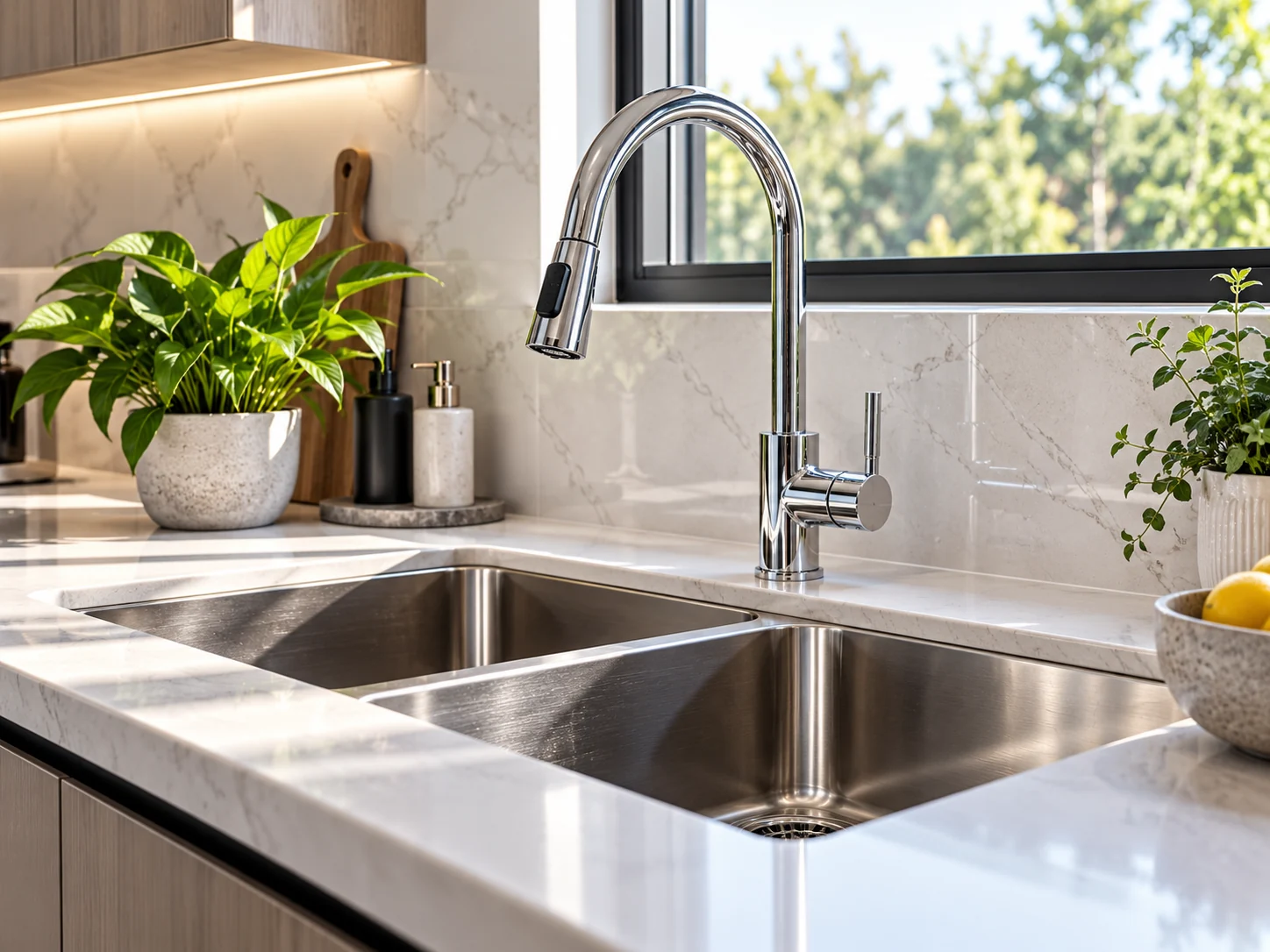 Kitchen plumbing image
